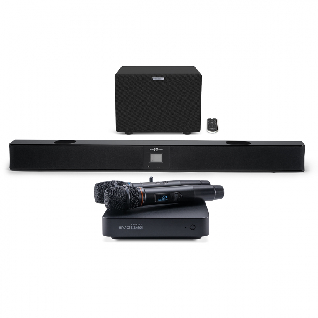 караоке-комплект EVOBOX Plus + EvoSound Bar (саундбар с караоке) в Корсакове