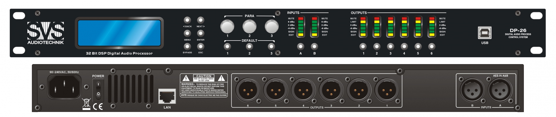 SVS Audiotechnik DP-26 Цифровой процессор: 2 входа 6 выходов в Корсакове