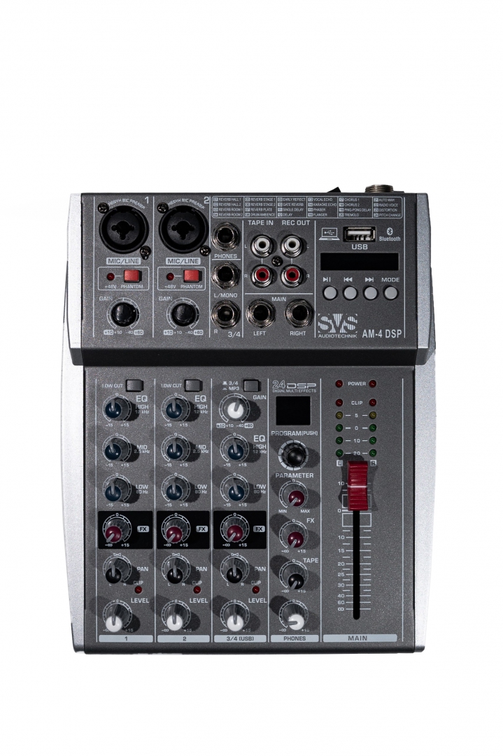 SVS Audiotechnik mixers AM-4 DSP Аналоговый микшерный пульт, 4-канала в Корсакове