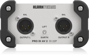 Klark Teknik DI 22P пассивный стерео директ-бокс в Корсакове